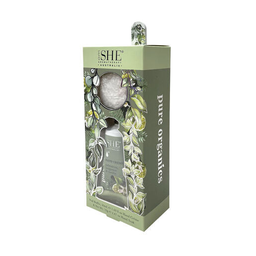 SHE Pure Organics Hand Care Set Palmarosa Bergamot & Vanilla