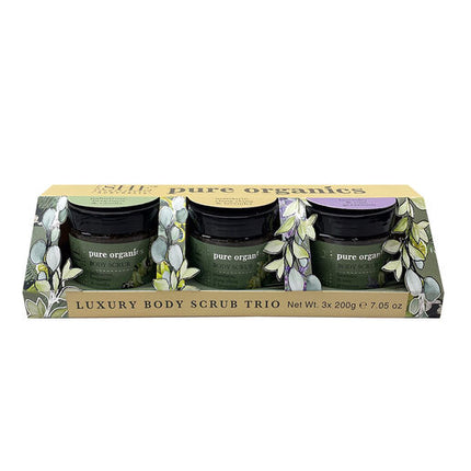 SHE Pure Organics Body Scrub Trio Gift Set