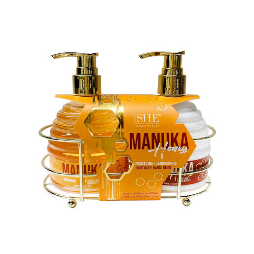 SHE Manuka Honey Hand Wash & Lotion Caddy