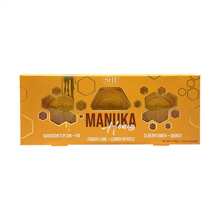 SHE Manuka Honey Soap Trio