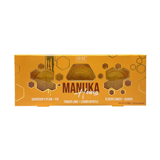 SHE Manuka Honey Soap Trio