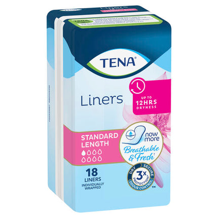 Tena Liner Standard Length 18 Pack
