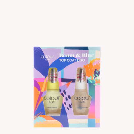 Colour by Designer Brands Nail Beam & Blur Top Coat Duo