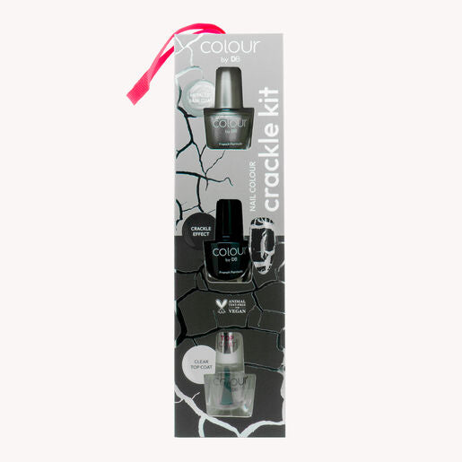 Colour by Designer Brands Nail Colour Crackle Kit Fractured Night
