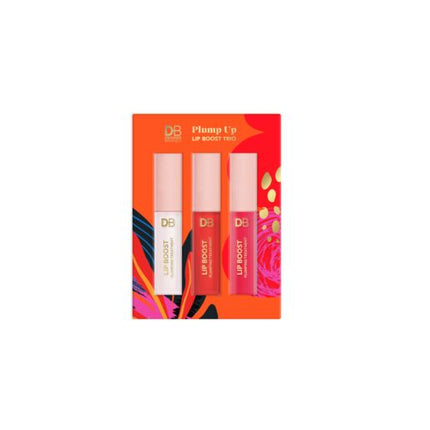 Designer Brands Plump Up Lip Boost Trio Clear, Cherry Pie & Strawberry