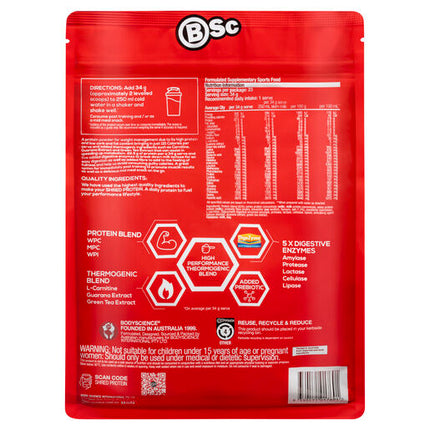 Body Science BSc Shred Protein Salted Caramel 800g