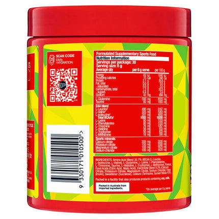 Body Science BSc EAA’s + Hydration Intra Workout Tropical Flavour 180g