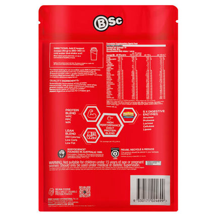 Body Science BSc x Violet Crumble Protein Powder Chocolate Honeycomb Flavour 400g