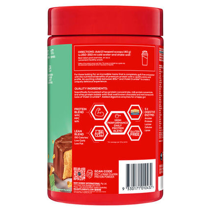 Body Science BSc x Violet Crumble Protein Powder Choc Mint Flavour 700g