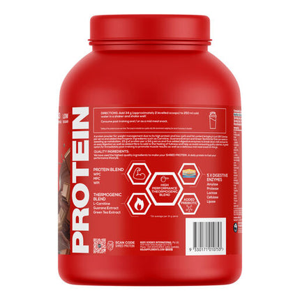 Body Science BSc Shred Protein Chocolate Flavour 1.8kg