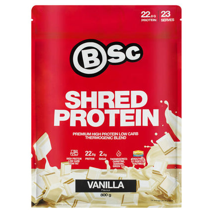 Body Science BSc Shred Protein Powder Vanilla 800g