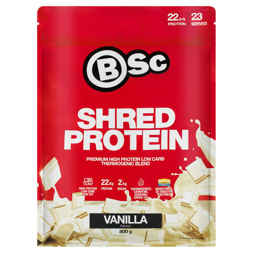 Body Science BSc Shred Protein Powder Vanilla 800g