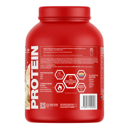 Body Science BSc Shred Protein Vanilla Flavour 1.8kg
