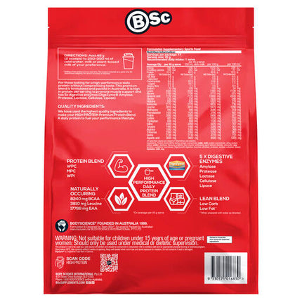 Body Science BSc High Protein Vanilla Flavour 800g