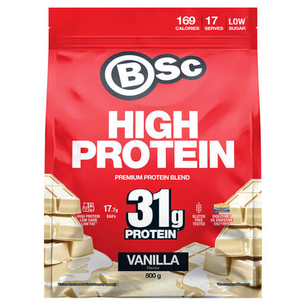 Body Science BSc High Protein Vanilla Flavour 800g