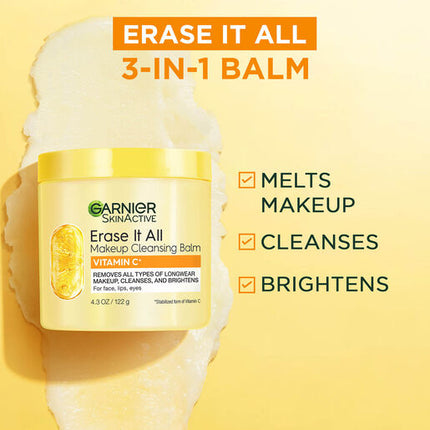 Garnier Erase It All Makeup Cleansing Balm with Vitamin C 119g