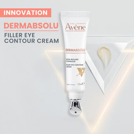 Avène DermAbsolu Antiageing Filler Eye Contour Cream for Mature Skin with Bakuchiol 15ml