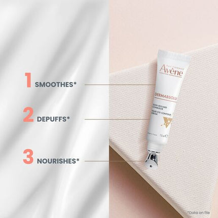 Avène DermAbsolu Antiageing Filler Eye Contour Cream for Mature Skin with Bakuchiol 15ml