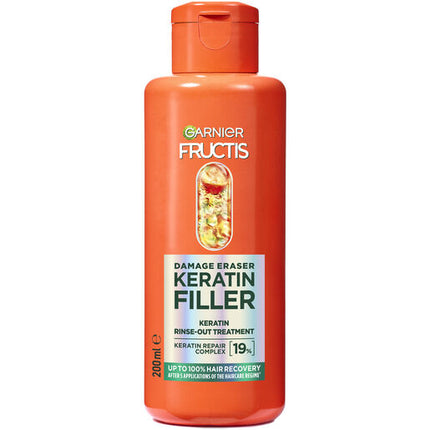 Garnier Fructis Damage Eraser Keratin Filler Rinse-out Treatment - 200ml