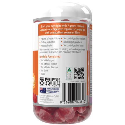 Nature's Way Vita Gummies Fibre + Probiotics 125 Pack