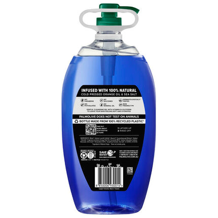 Palmolive Men Body Wash 2L, Active with Sea Minerals, Soap Free Shower Gel, No Parabens or Phthalates