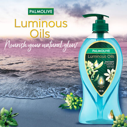 Palmolive Luminous Oils Liquid Body Wash East Coast Sea Fennel & Argan Oil 750mL