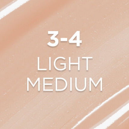 L'Oréal Paris True Match Nude Plumping Tinted Serum Foundation with Hyaluronic Acid Shade 3-4 Light Medium 30ml
