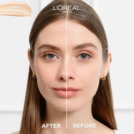 L'Oréal Paris True Match Nude Plumping Tinted Serum Foundation with Hyaluronic Acid Shade 0.5-2 Very Light 30ml