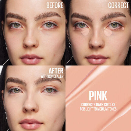 Maybelline Instant Anti-Age Eraser Eye Colour Correcting Concealer Brightener