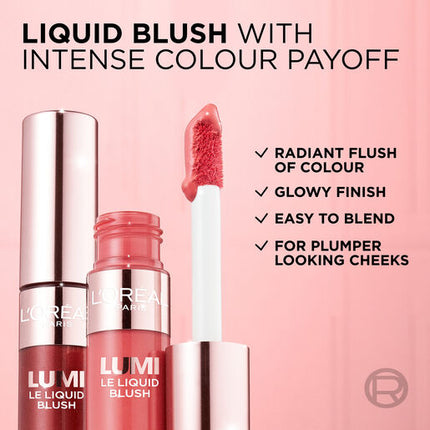 L’Oréal Paris Lumi Le Liquid Blush Glowy & Dewy Blush 625 Gold Pink