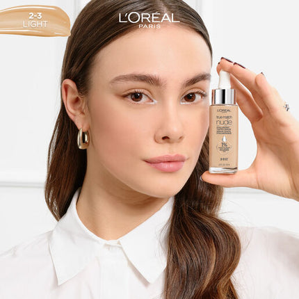 L'Oréal Paris True Match Nude Plumping Tinted Serum Foundation with Hyaluronic Acid Shade 2-3 Light 30ml