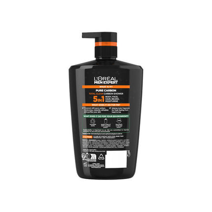 L'Oréal Paris Men Expert Pure Carbon 5 in 1 Shower Gel 1L