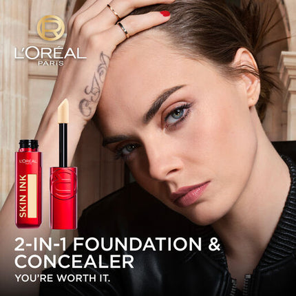 L'Oreal Paris Infalliable Skin Ink 2-in-1 Foundation & Concealer 270 Medium Warm