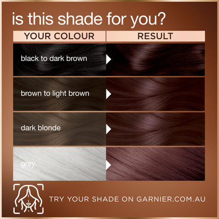Garnier Good Hair Colour 4.15 Iced Chestnut Brown