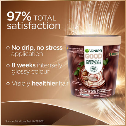 Garnier Good Hair Colour 5.5 Auburn Hibiscus Brown