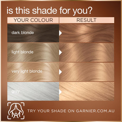 Garnier Good Hair Colour 8.0 Honey Blonde