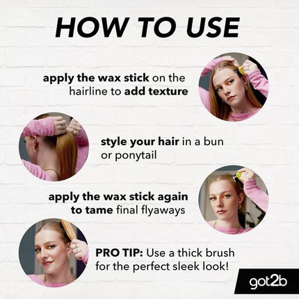 Got2b Glued Wax Stick Long-Lasting Styling Wax Stick 50g