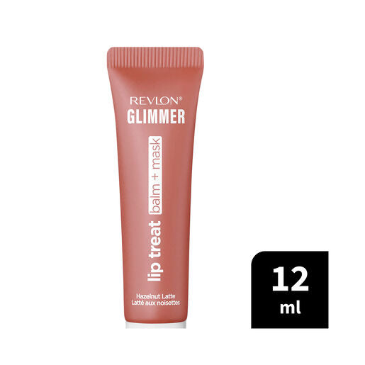 Revlon Glimmer Lip Treat Balm + Mask Hazelnut Latte 12ml