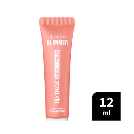 Revlon Glimmer Lip Treat Balm + Mask Peach Bellini 12ml