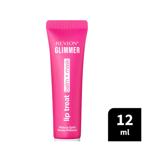 Revlon Glimmer Lip Treat Balm + Mask Hibiscus Spritz 12ml