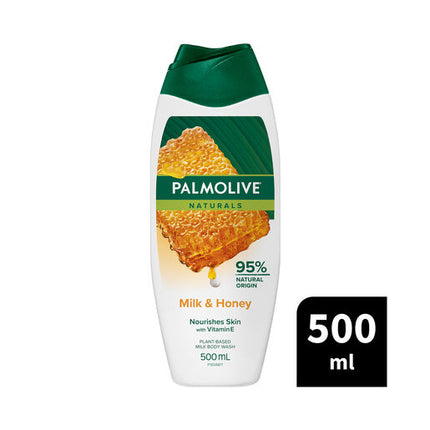 Palmolive Naturals Milk & Honey Body Wash 500mL