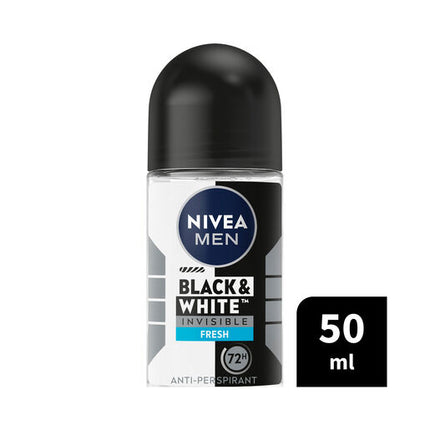 Nivea Deodorant Roll On Men Black And White Fresh 50mL