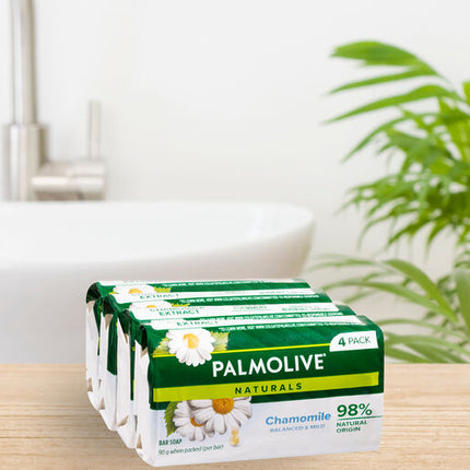Palmolive Naturals Soap with Chamomile 90g - 4 Pack