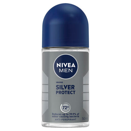 Nivea Deodorant Roll On Men Silver Protect 50ml