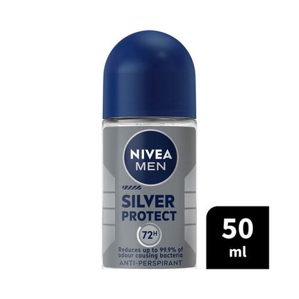 Nivea Deodorant Roll On Men Silver Protect 50ml