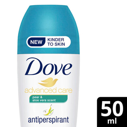 Dove Advanced Care Antiperspirant Deodorant Roll-On Go Fresh Pear & Aloe Vera 50ml