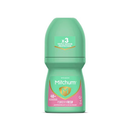Mitchum Women Antiperspirant Roll-On Deodorant Powder Fresh 50ml