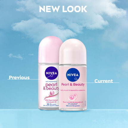 Nivea Deodorant Roll On Pearl And Beauty 50mL