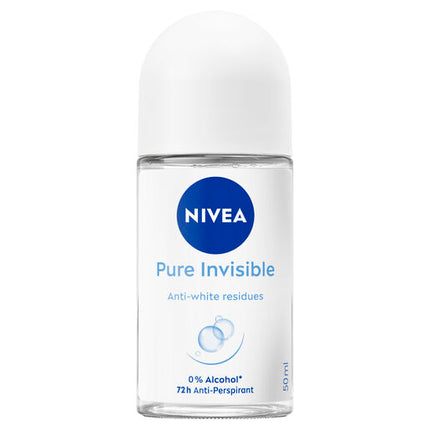 Nivea Deodorant Roll On Pure Invisible 50mL