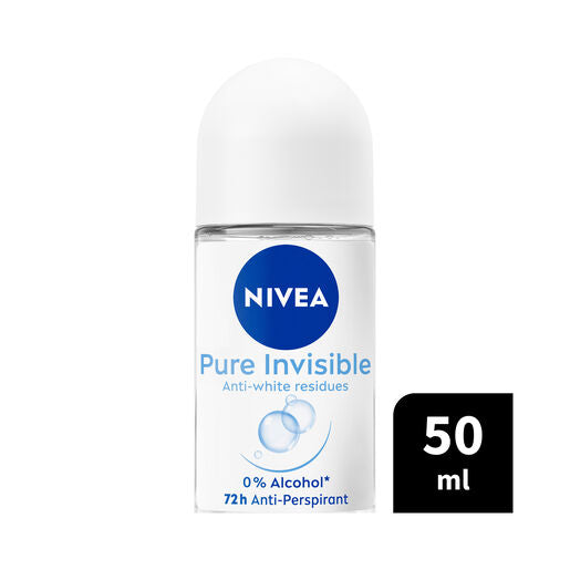 Nivea Deodorant Roll On Pure Invisible 50mL
